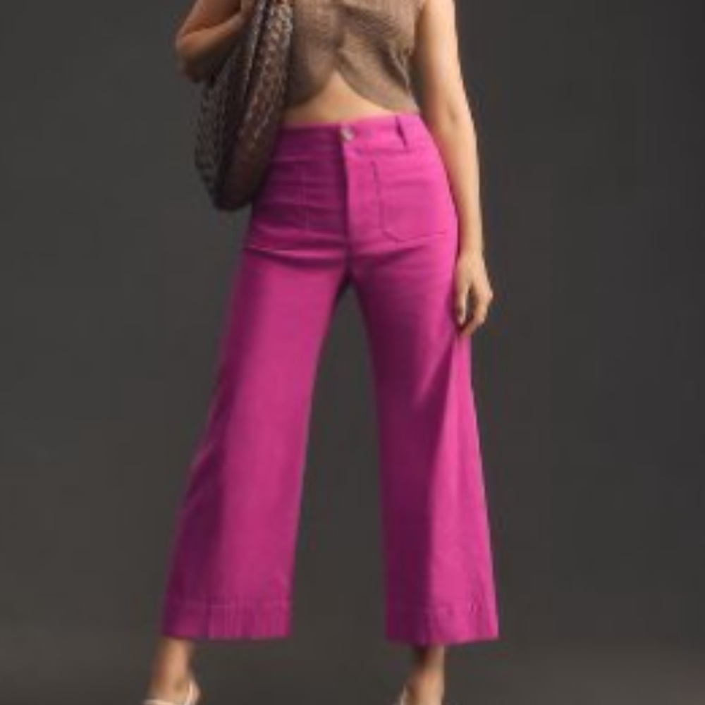 MAEVE | Colette Wide Legged Cropped